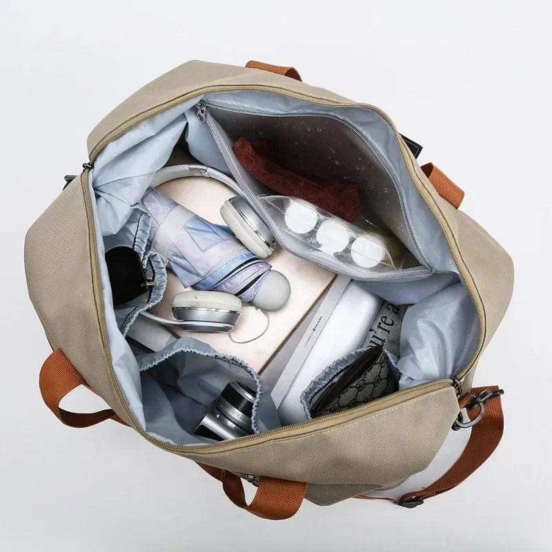 Fitness Reisetasche mit Schuhfach & Nassfach