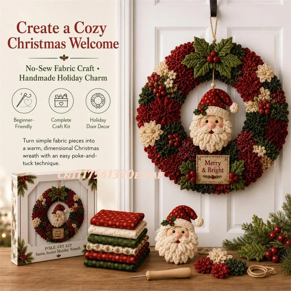 Pinefest - DIY-Set für 3D-Weihnachtskranz zum Selbermachen
