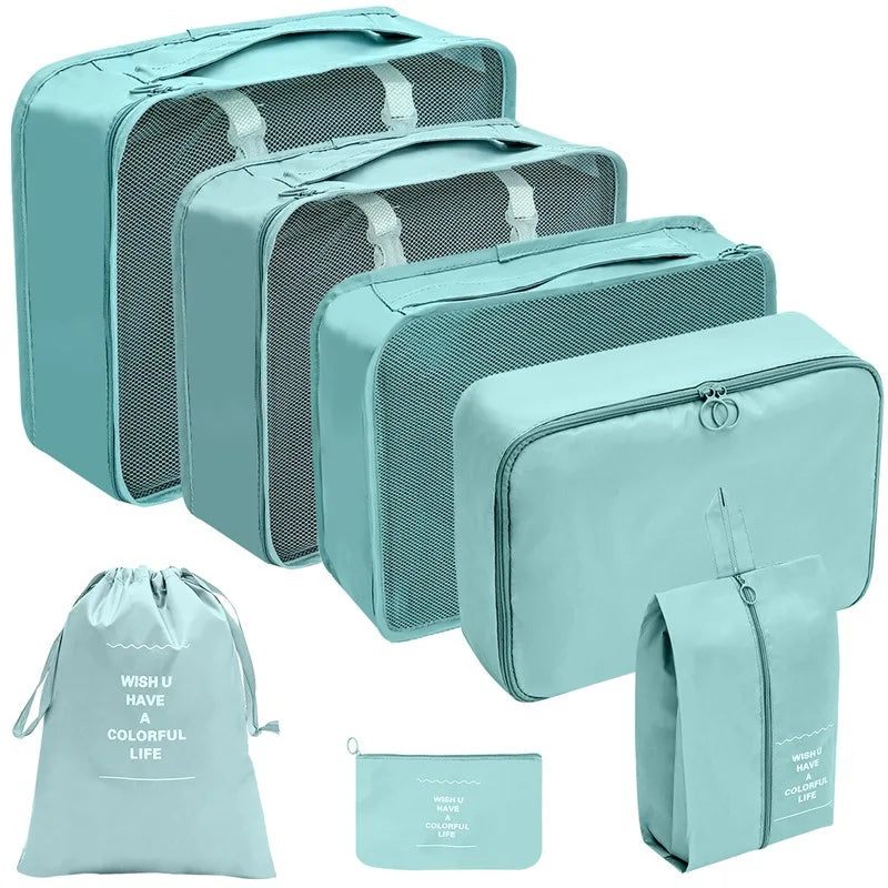 Koffer Organizer Set 7–10 Teilig mit Packwürfeln