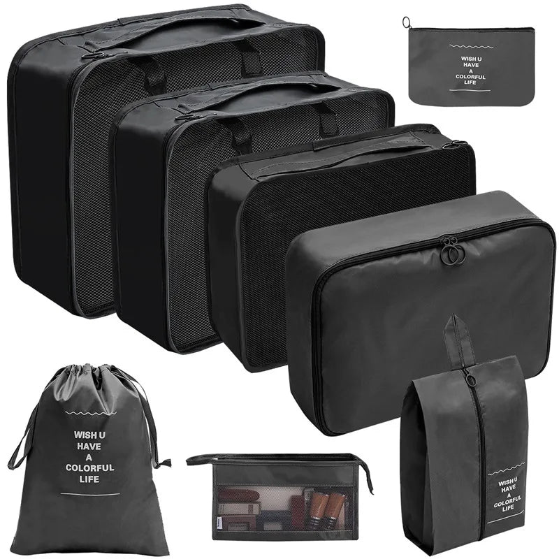 Koffer Organizer Set 7–10 Teilig mit Packwürfeln