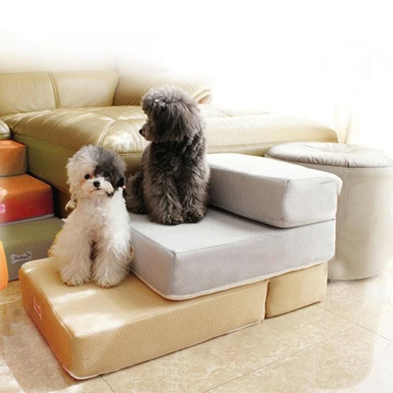 Schlafsofa für Hunde | Gelenkschonender Einstieg | Rutschfest und stabil | DogStep Pro