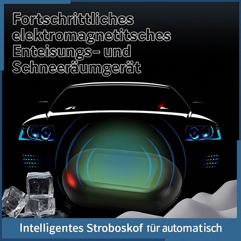 Icesolva - Solarbetriebener Auto-Enteiser für klare Sicht