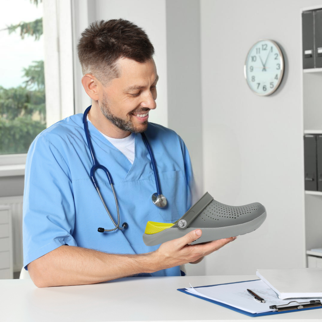 Schuhe Anziehen | Ergonomisches Fußbett | Rutschfester Alltagsschuh | Podoriva