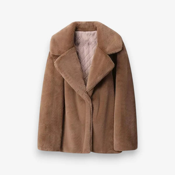 Amelie – Fleecegefütterte Jacke mit Reverskragen und Taschen