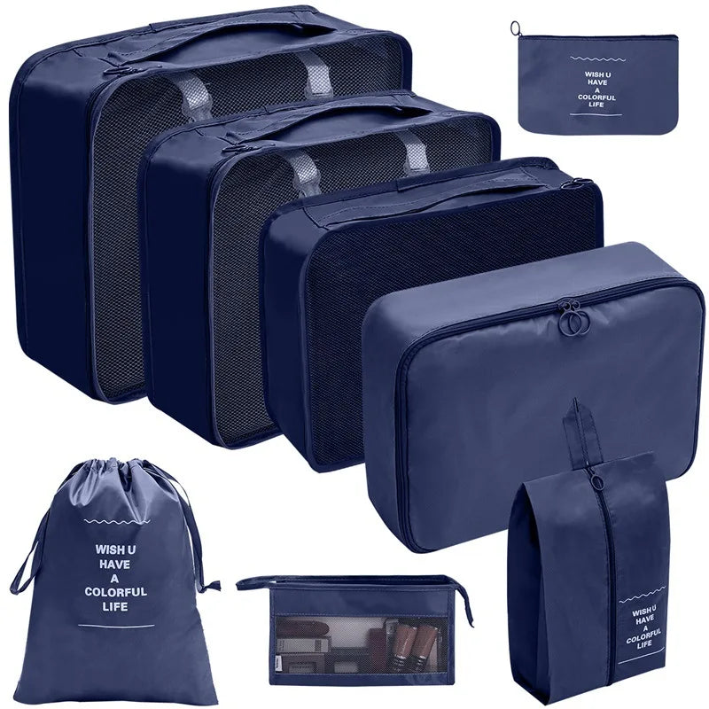 Koffer Organizer Set 7–10 Teilig mit Packwürfeln