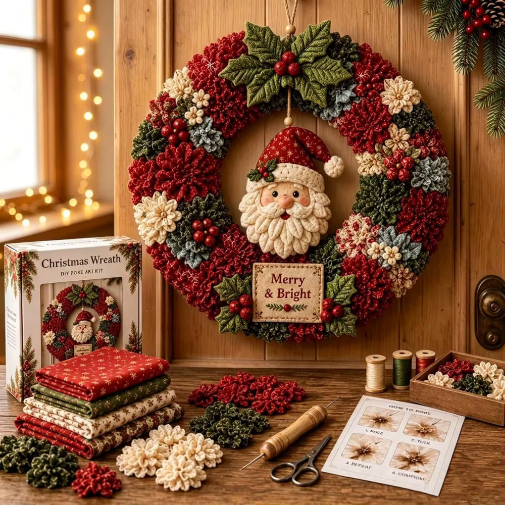 Pinefest - DIY-Set für 3D-Weihnachtskranz zum Selbermachen