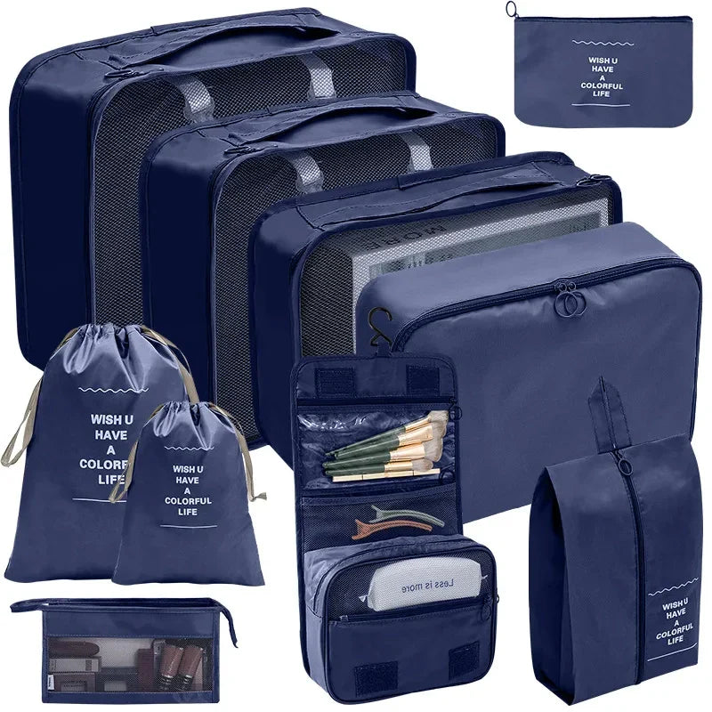 Koffer Organizer Set 7–10 Teilig mit Packwürfeln