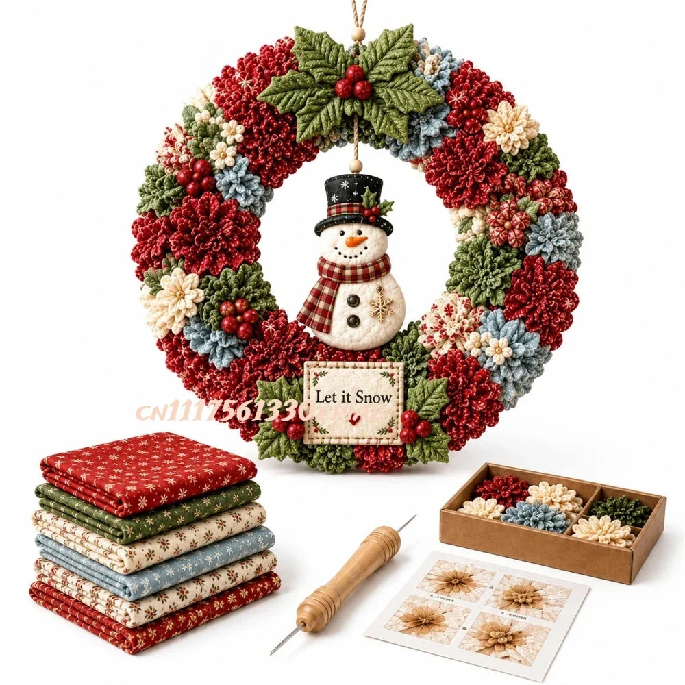Pinefest - DIY-Set für 3D-Weihnachtskranz zum Selbermachen