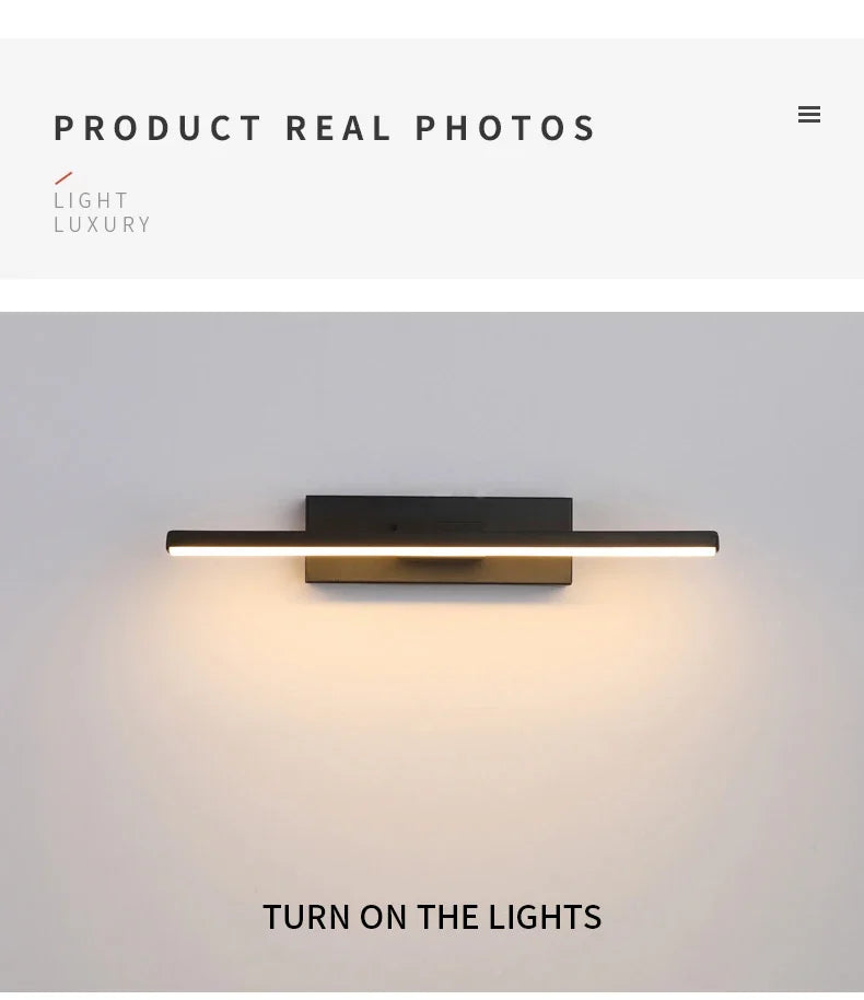 Verstellbare LED Wandleuchte 330° schwenkbar