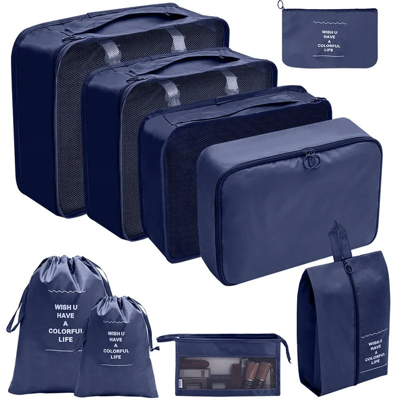 Koffer Organizer Set 7–10 Teilig mit Packwürfeln