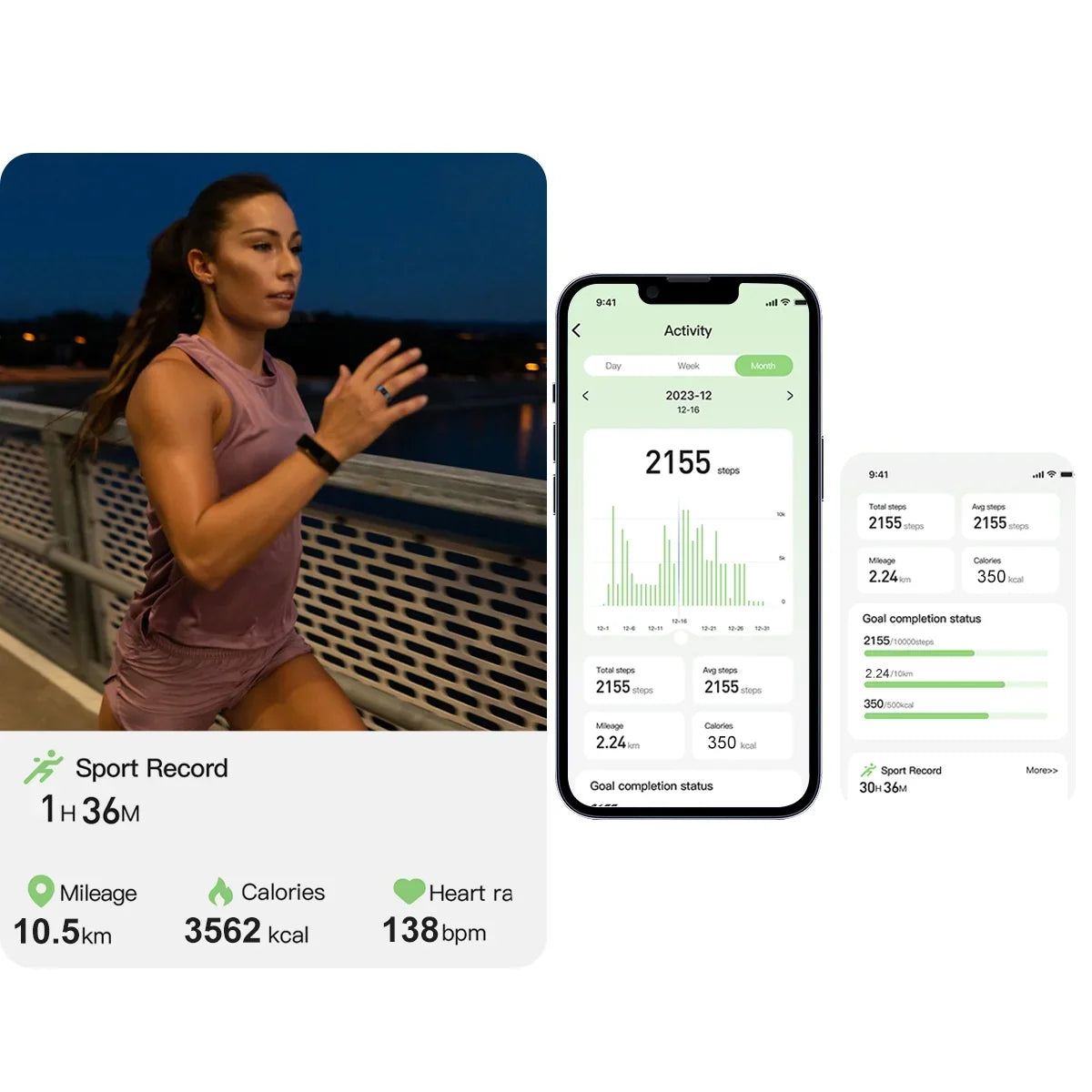VitalForge – Smart-Ring aus Edelstahl zur Aktivitäts- und Vitalzeichenverfolgung