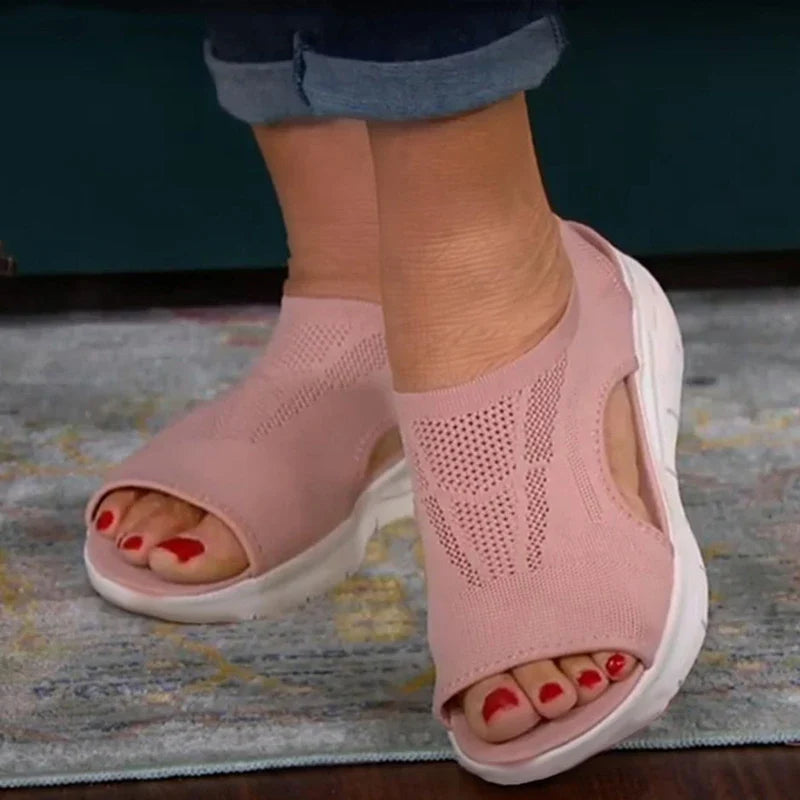 Walk - Damen-Sandalen mit Memory-Foam-Fußbett und rutschfester Sohle