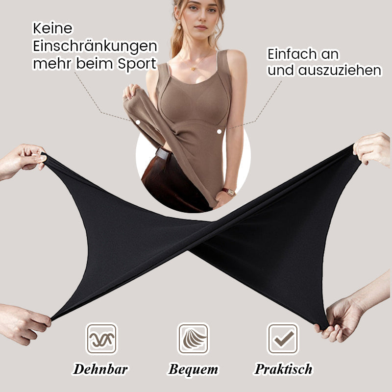 Thermisches Tanktop mit BH | Formend & Nahtlos | Warm & Bequem | TankTop