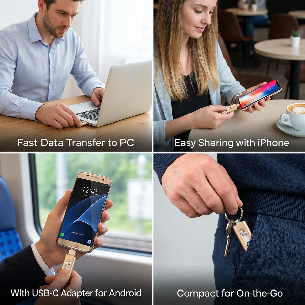 Dataport - USB-Speicherstick mit USB 3.0 und Type-C