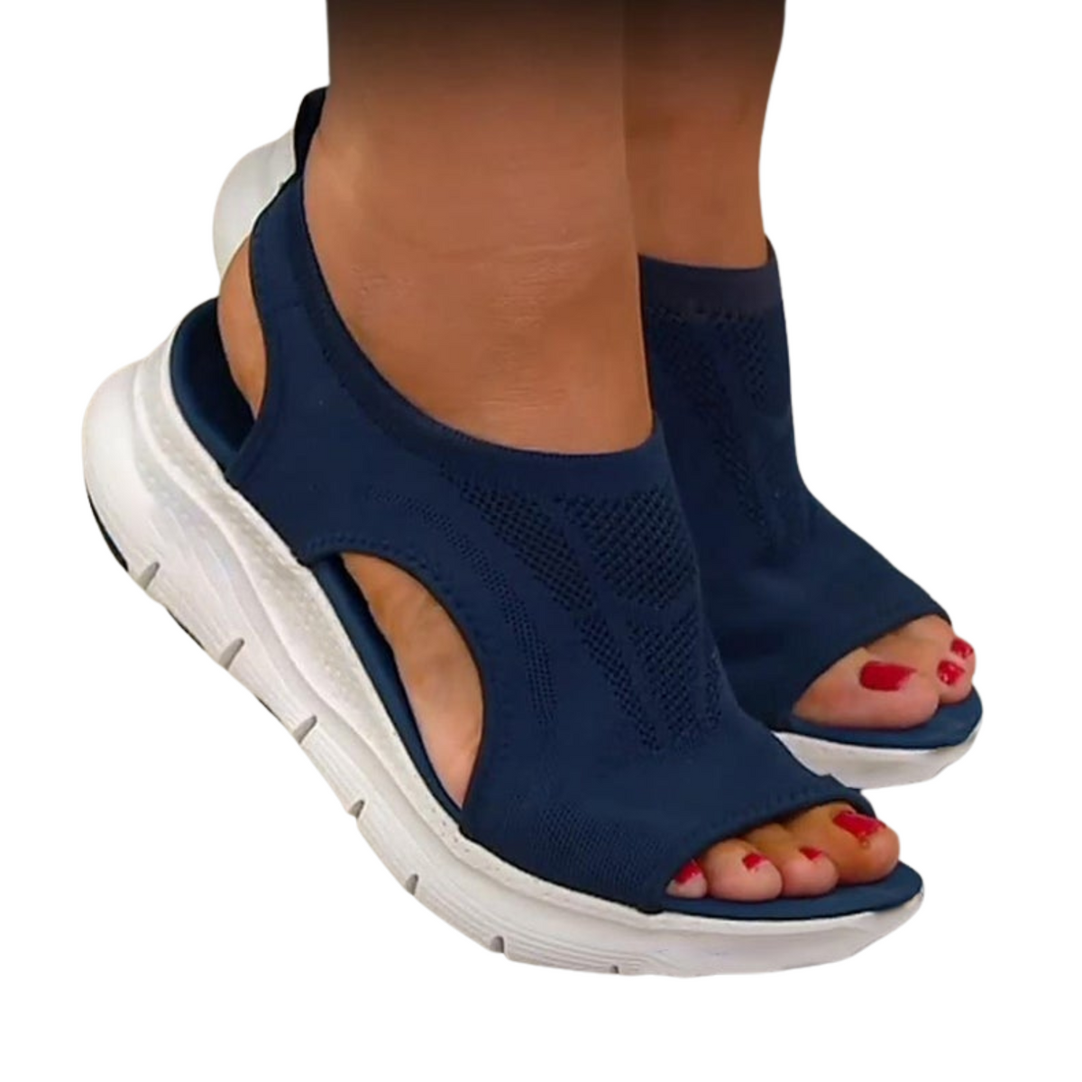 Walk - Damen-Sandalen mit Memory-Foam-Fußbett und rutschfester Sohle