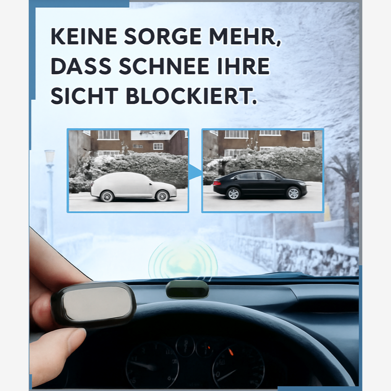 Icesolva - Solarbetriebener Auto-Enteiser für klare Sicht