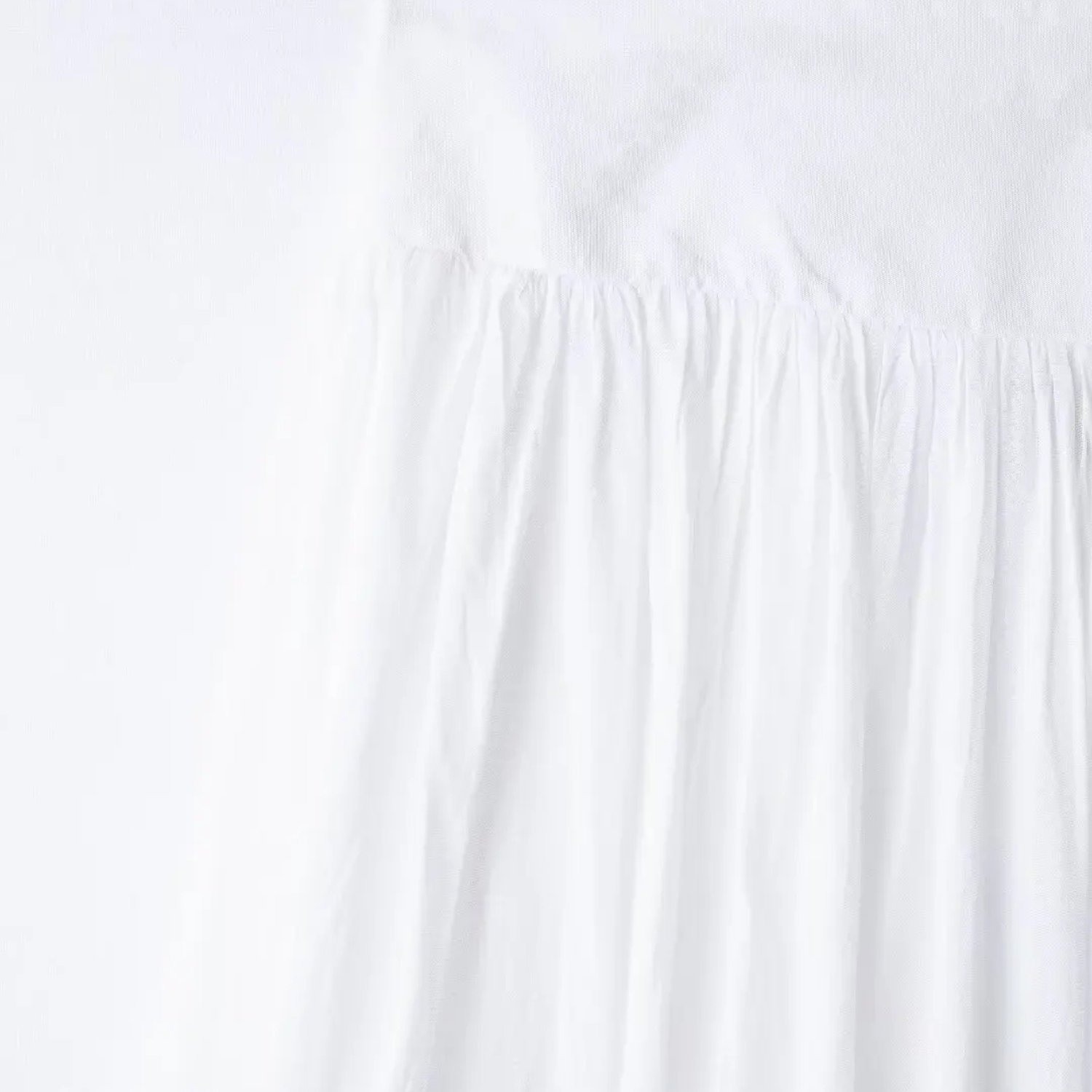 Anni | Blaues Besticktes Hemd & Plissierter Hosenrock im Zweiteiler-Set