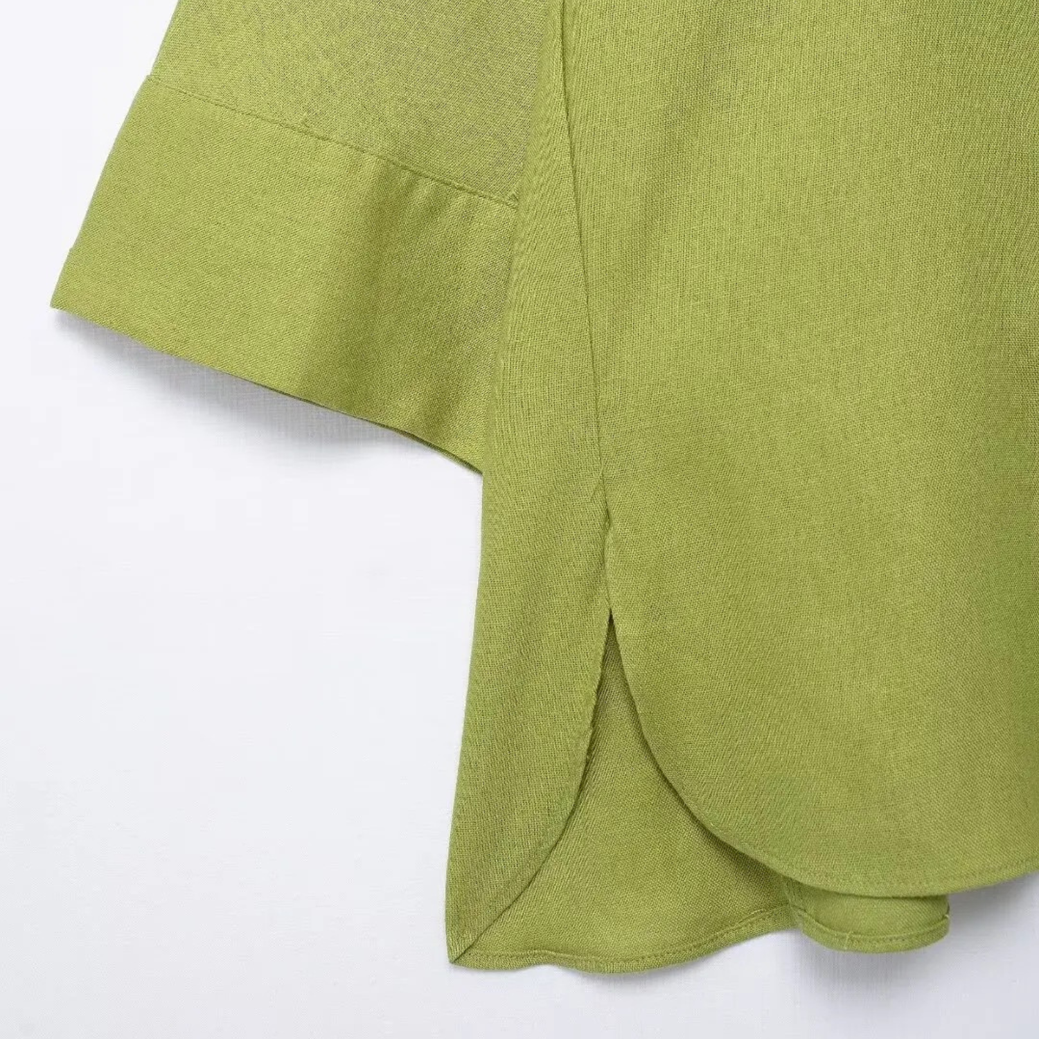 Lilli | Set mit Weiten Hosen & Bluse mit Schlitzsaum