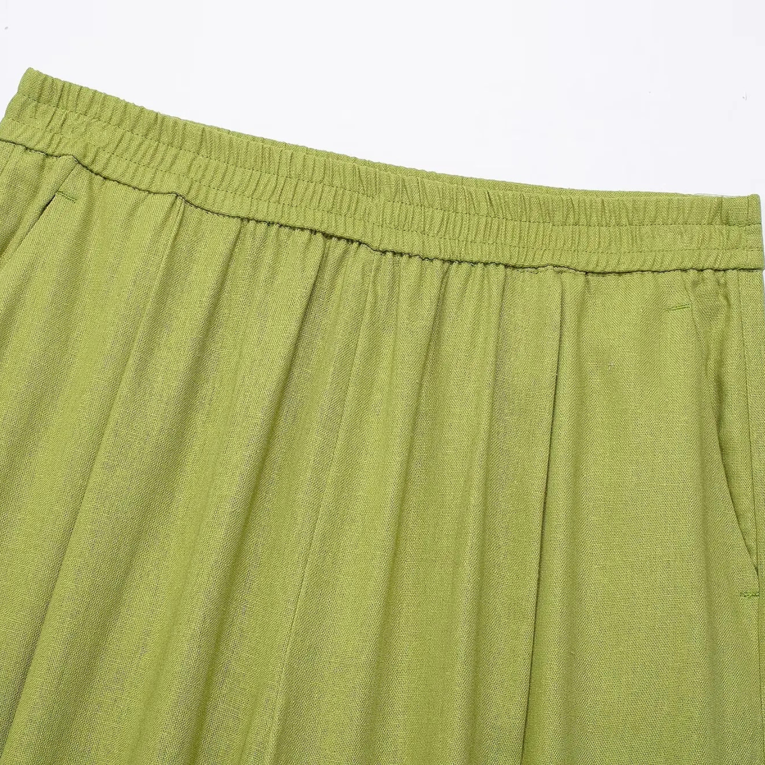 Lilli | Set mit Weiten Hosen & Bluse mit Schlitzsaum