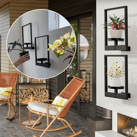 Wandpflanzenhalter | Metall Design | Platzsparend | Plantify