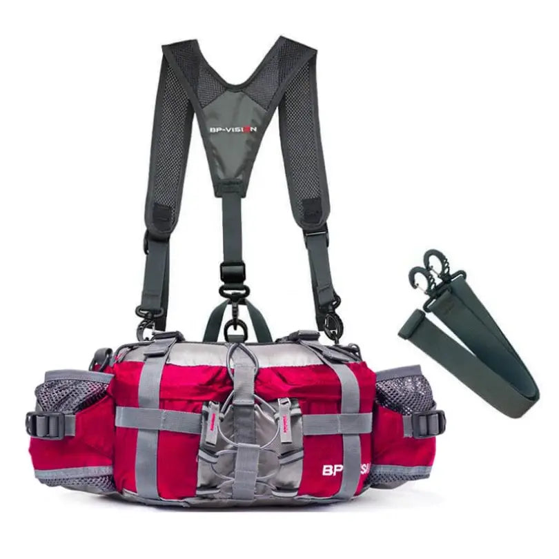 Wasserdichte Crossbody-Tasche | Mehrere Fächer | Leichtes Nylon | Trailnova
