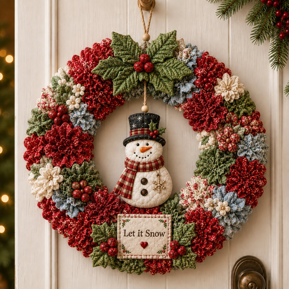 Pinefest - DIY-Set für 3D-Weihnachtskranz zum Selbermachen