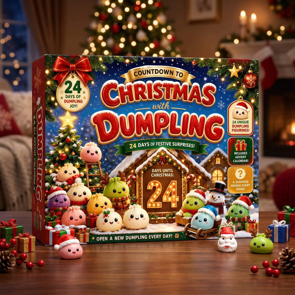 Sensimas - Adventskalender mit 24 Squishy-Spielzeugen