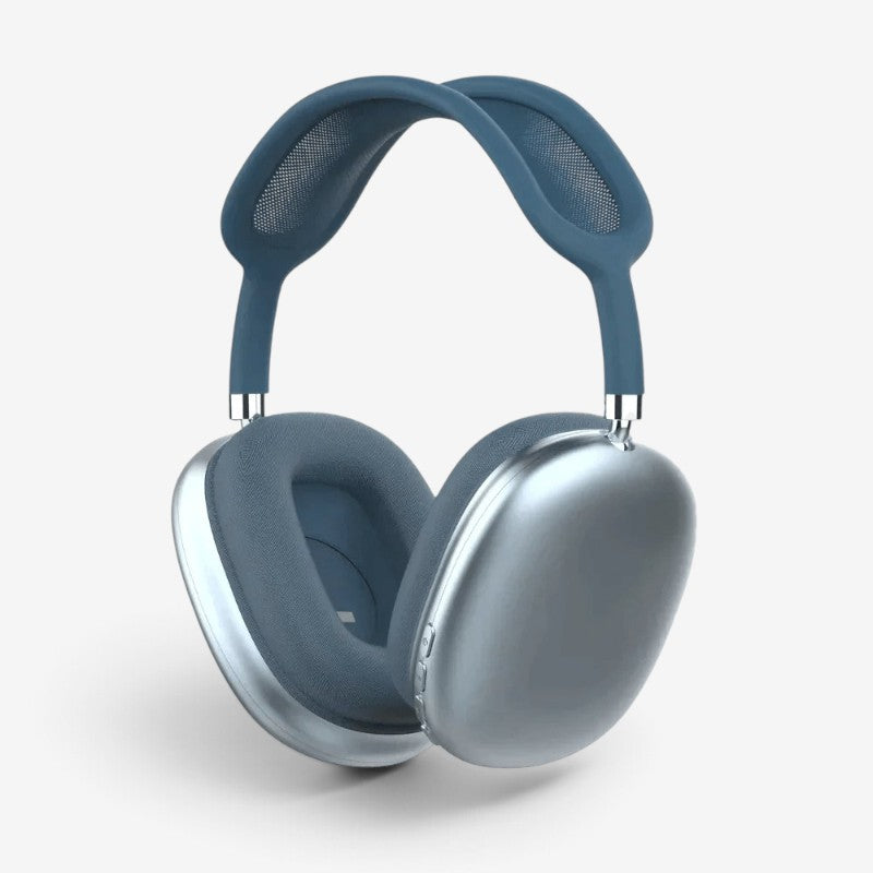 Audiozen - Kabellose Over-Ear-Kopfhörer mit Mesh-Kopfbügel und strukturierten Ohrmuscheln