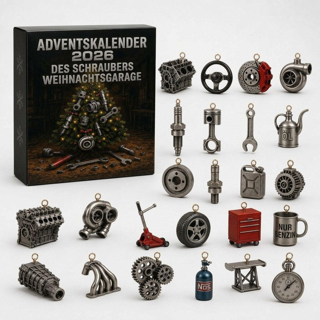 GearVault – Adventskalender mit 24 Automobil-Miniaturen