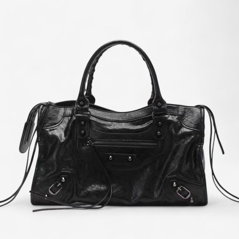 Astrid – Handtasche mit mehreren Reißverschlussfächern und abnehmbarem Schulterriemen