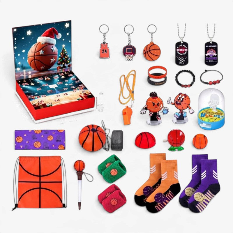 Dunkmas - Basketball-Adventskalender mit Zubehör
