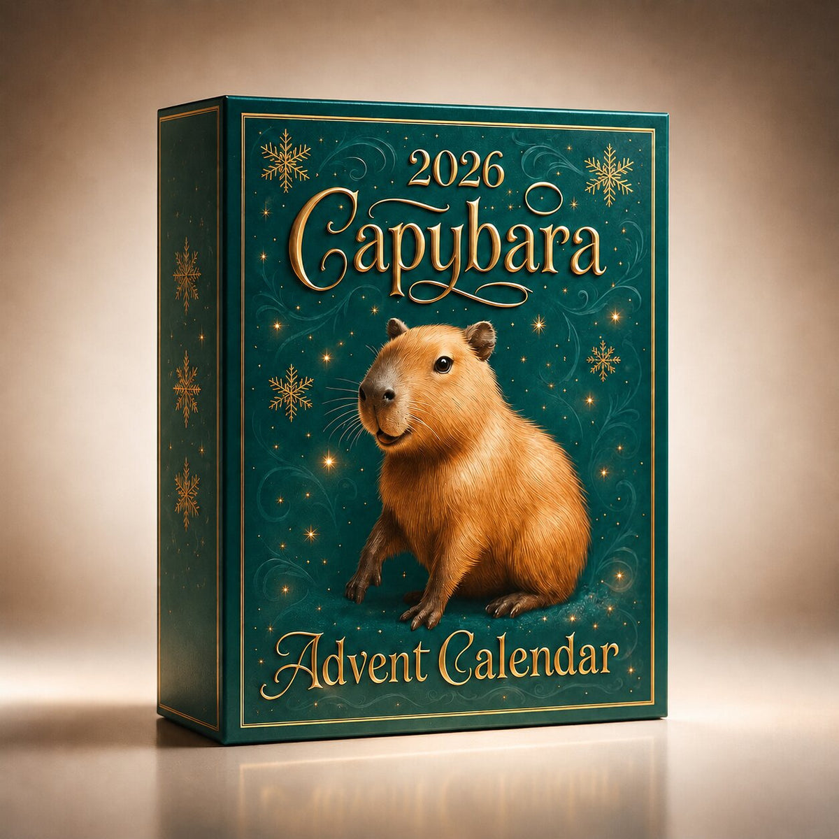 Capyclaus - Adventskalender mit Wasserschwein-Motiven