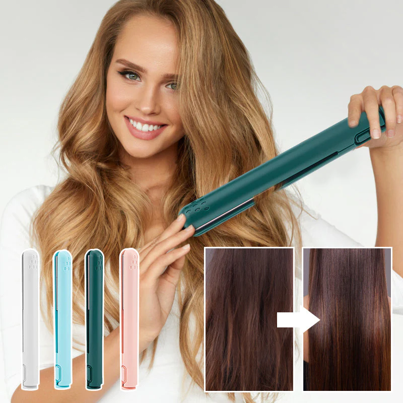 Curler - Mini Glätteisen Kompaktes Stylingtool für Locken und glattes Haar