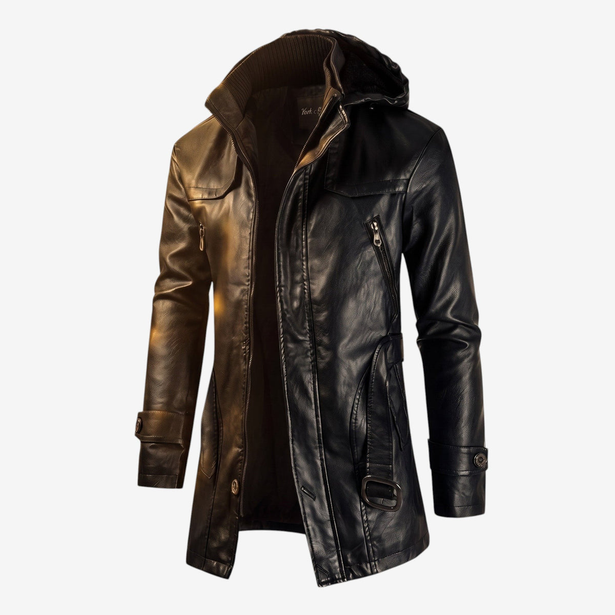 Jackme - Herrenjacke mit Reißverschlusstaschen und Kapuze