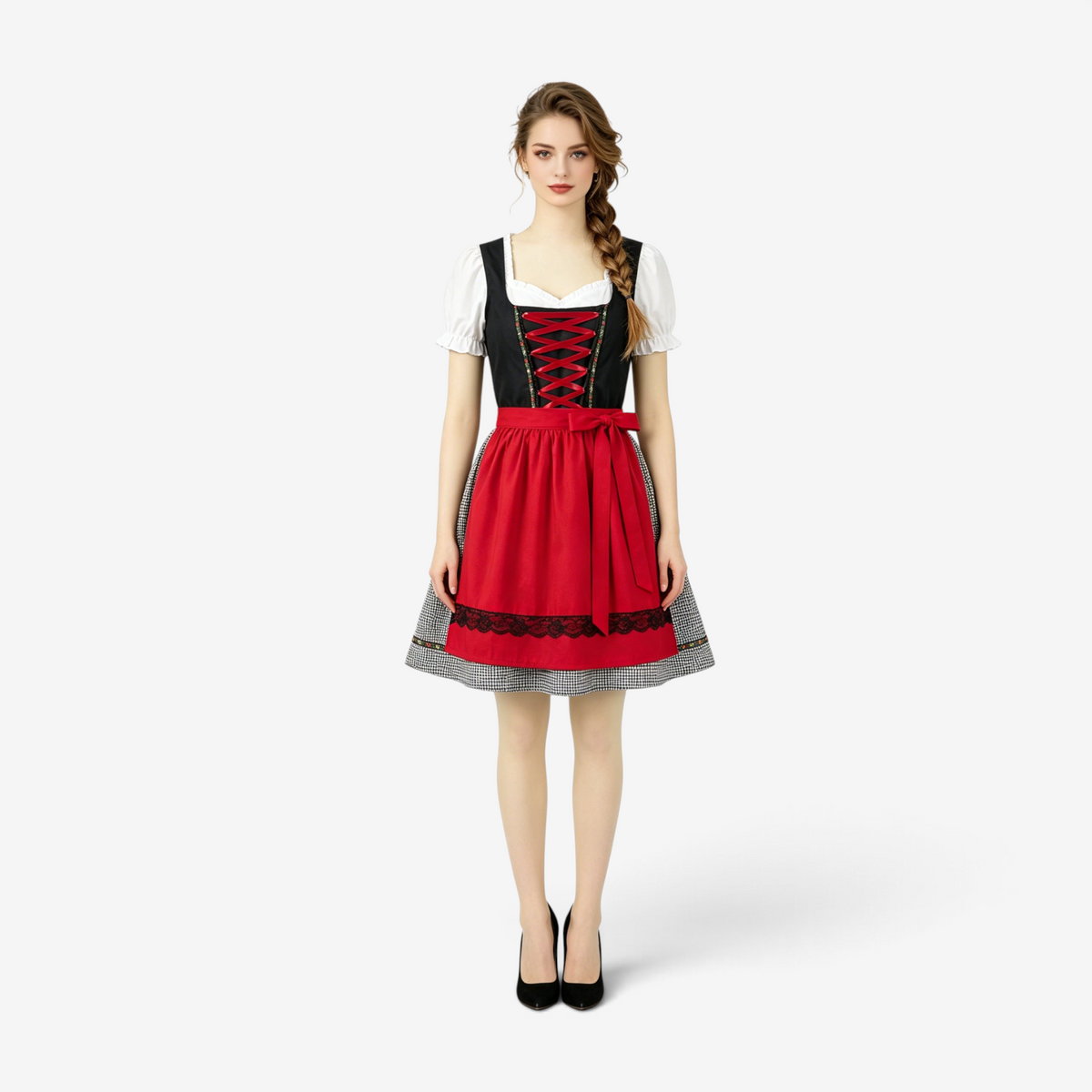 Damen-Dirndl mit Herzausschnitt