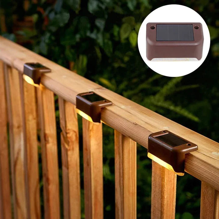6+2 Gratis | Beam - Solar-Stufenleuchten für Außenbereiche