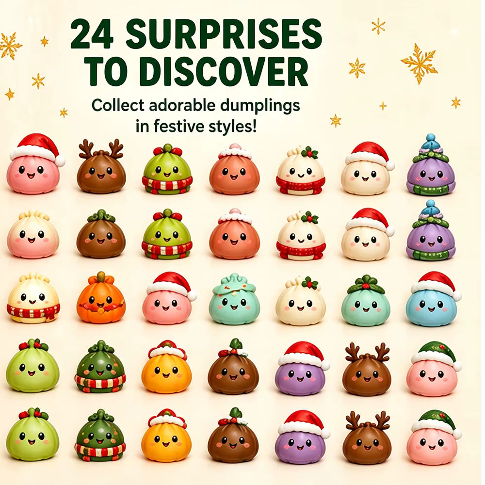 Squishgift - Adventskalender mit 24 Squishy-Spielzeugen