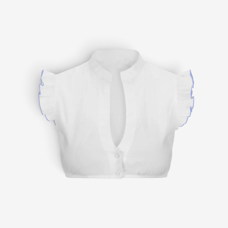 Damen-Dirndlbluse mit Knopfleiste