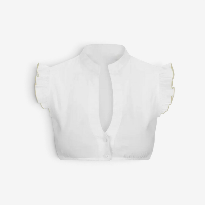 Damen-Dirndlbluse mit Knopfleiste