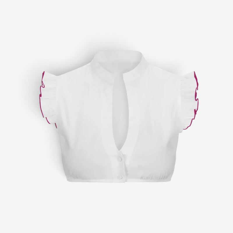 Damen-Dirndlbluse mit Knopfleiste