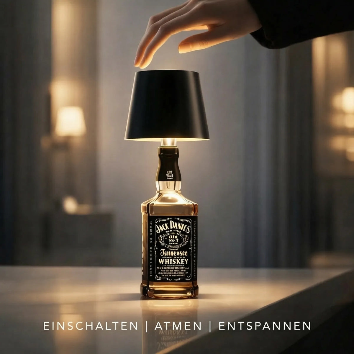 Bottlume - Kabellose LED-Flaschenlampe mit USB-Aufladung