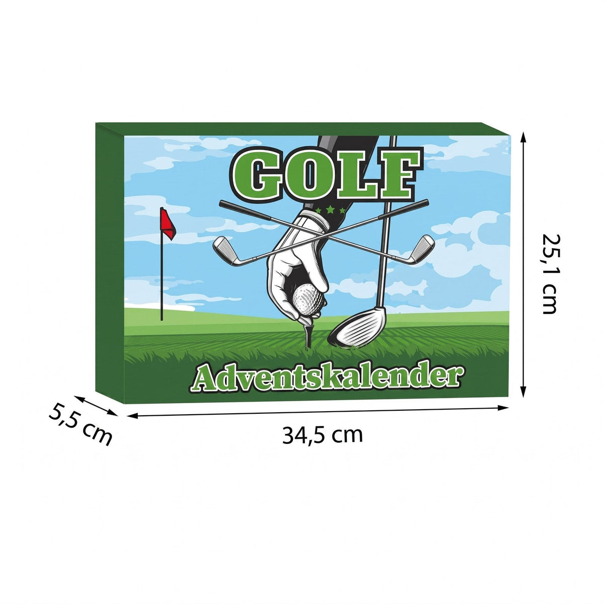 Golfholly - Golf-Adventskalender mit Zubehör
