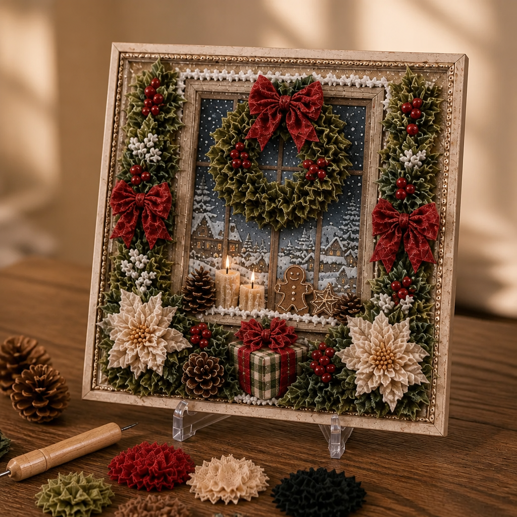 Yuleloom - 3D Stoff-Bastelset für Weihnachtsdekoration