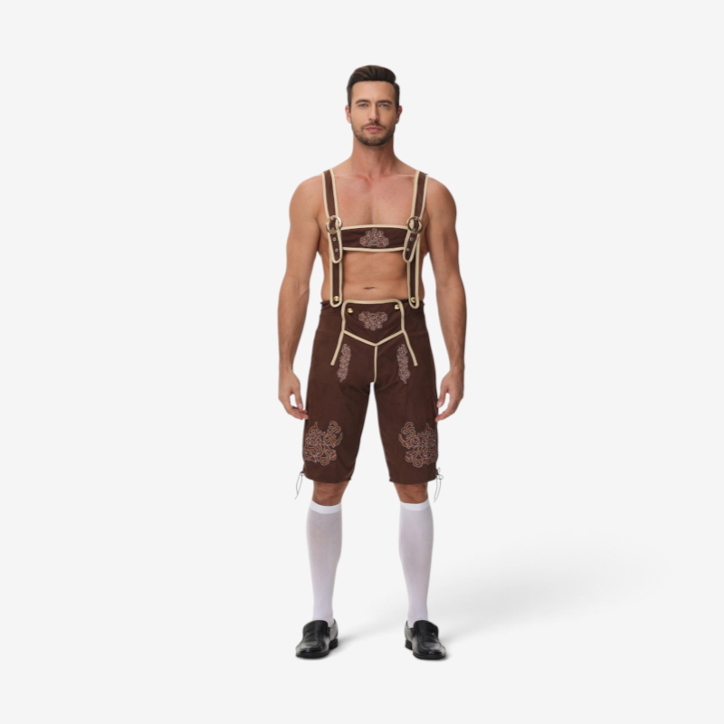 Herren-Trachtenkurzanzug mit Traditionelles Design