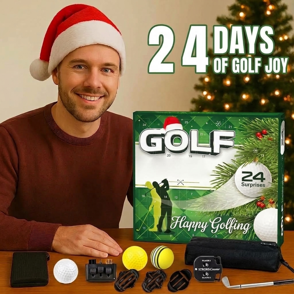 TeeMaster – Golf-Adventskalender mit 24 Zubehörteilen