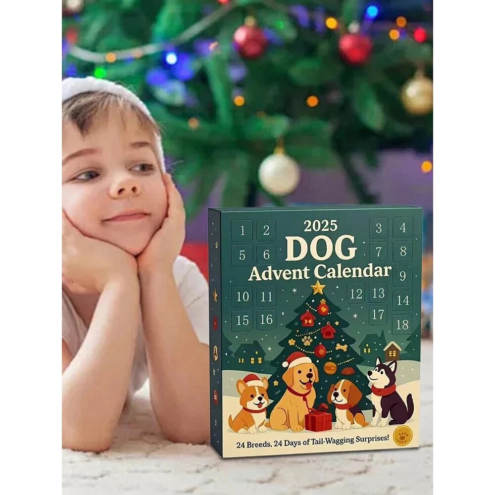 Hundespielzeug-Adventskalender mit 24 Überraschungen
