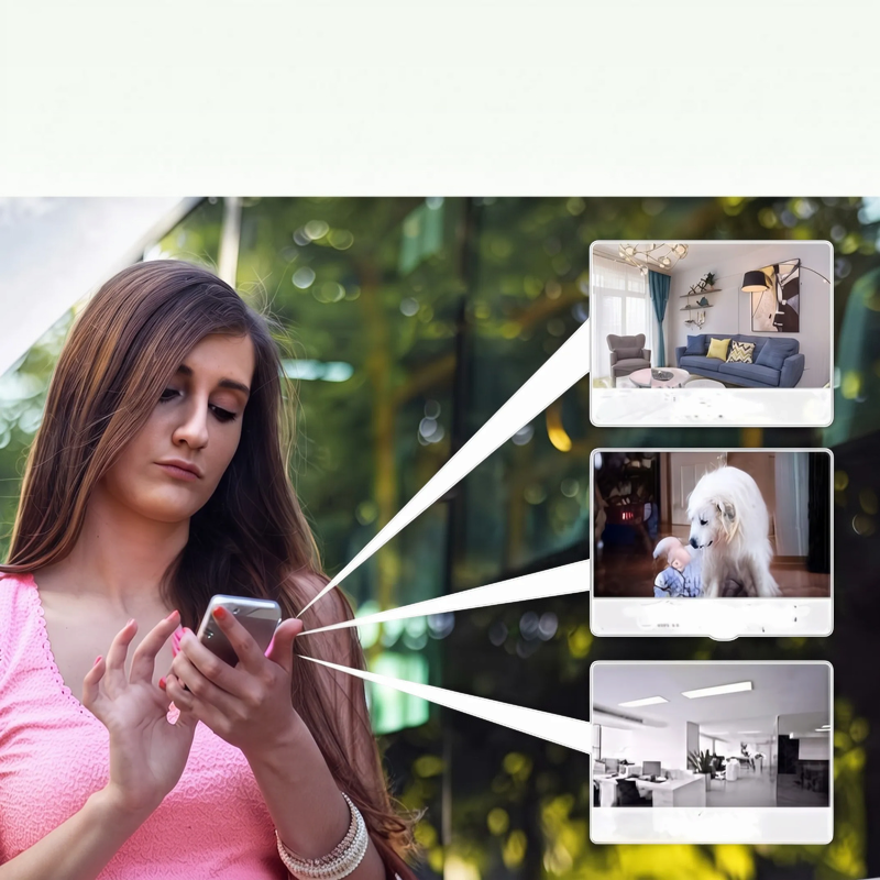 WatchNest - Mini WLAN-Überwachungskamera mit 1080P HD-Auflösung