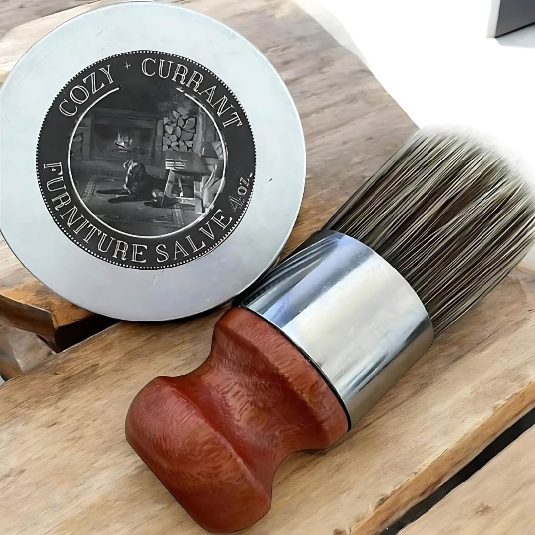 Glow - Lederpflege Balsam mit Applikatorpinsel für Möbel