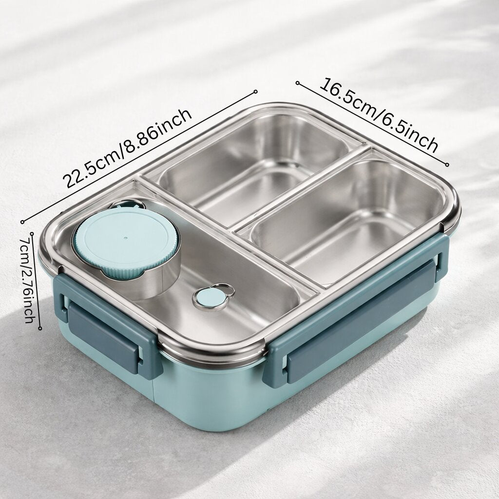 Mealvault - Thermobehälter für Essen mit Edelstahlfächern