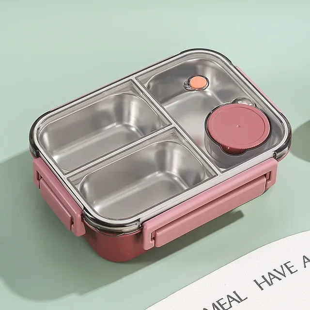 Mealvault - Thermobehälter für Essen mit Edelstahlfächern